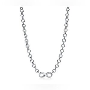 Tiffany & Co Infinity Necklace in Sterling Silver, Excellent Condition